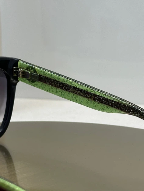 Сонцезахисні окуляри Gucci GG0034S 001 Black Web/Grey - Фото 5 Сонцезахисні окуляри Gucci GG0034S 001 Black Web/Grey - зображення 5