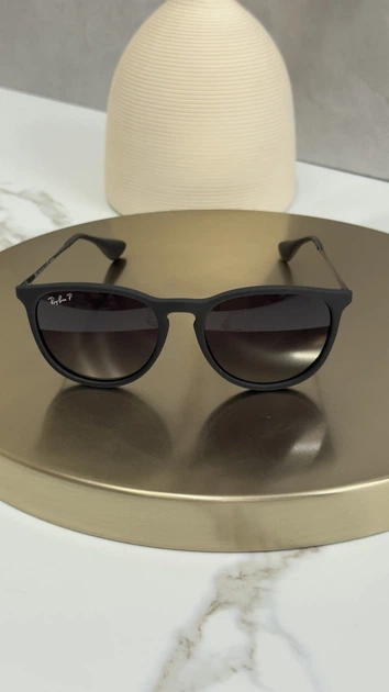 Сонцезахисні окуляри Ray-Ban RB4171 622/T3 Erika Black/Grey Polarized - зображення 3