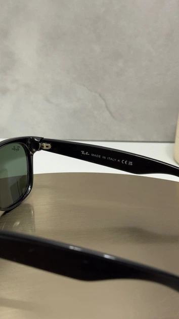 Солнцезащитные очки Ray-Ban RB2132 New Wayfarer Black - изображение 6