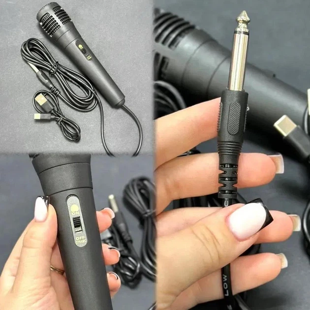 Портативна колонка SPS 8148 16Вт Bluetooth 5.0 з RGB-підсвічуванням, мікрофоном, TWS, USB, TF, AUX для караоке та вечірок - зображення 5