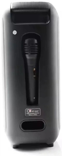 Портативна колонка Bluetooth BT 2427 4x2 з мікрофоном 20 Вт, караоке колонка з LED підсвіткою, USB, AUX, TF, FM, TWS, акустика з пультом ДК, блютуз колонка для телефону iPhone Android з підставкою під смартфон - Фото 4 Портативна колонка Bluetooth BT 2427 4x2 з мікрофоном 20 Вт, караоке колонка з LED підсвіткою, USB, AUX, TF, FM, TWS, акустика з пультом ДК, блютуз колонка для телефону iPhone Android з підставкою під смартфон - зображення 4