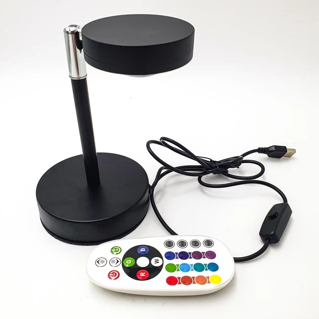 Sunset Lamp RGB проекційна лампа заходу сонця з пультом LED світильник 16 кольорів USB лампа для фото відео селфі підсвітка кімнати - зображення 3