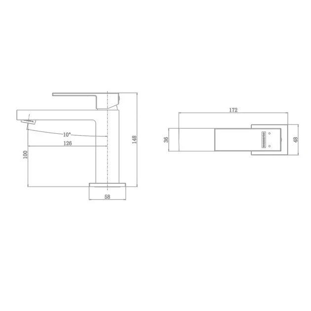 Смеситель для умывальника Aqua Rodos Matteo 90893 с донным клапаном, хром (АР000040435) - изображение 10