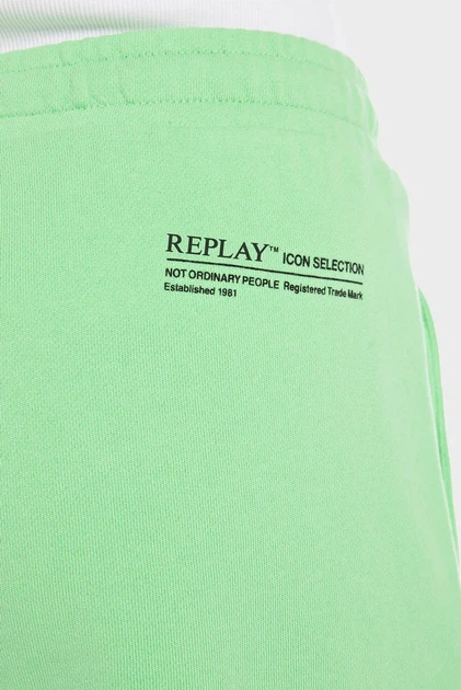 Жіночі салатові шорти Replay L W8047B.000.23650P - изображение 5