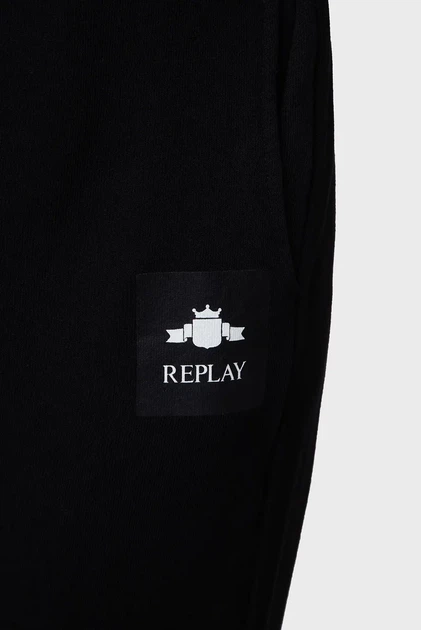 Жіночі чорні спортивні штани Replay M W8086A.000.23650P - изображение 3