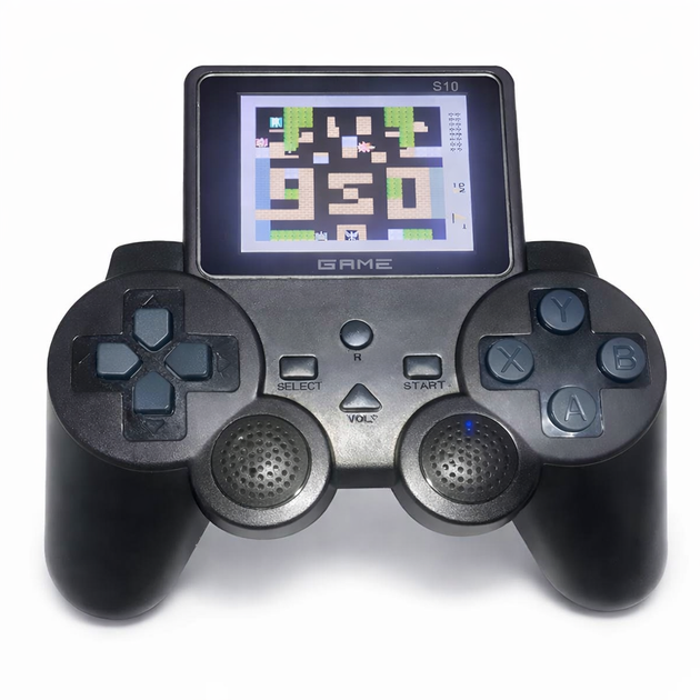 Игровая приставка S10 с 520 ретро-играми (Mario, Contra, Танчики) + аккумулятор и подключение к ТВ - изображение 3
