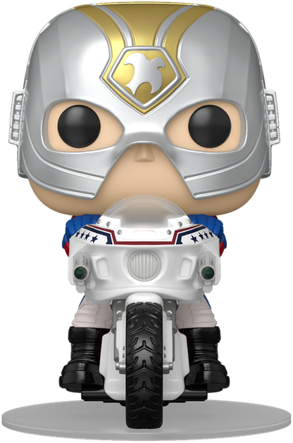 Фігурка Funko Pop! DC Comics Pop! Rides Peacemaker on Peacecycle 91991 (0889698919913) - зображення 2