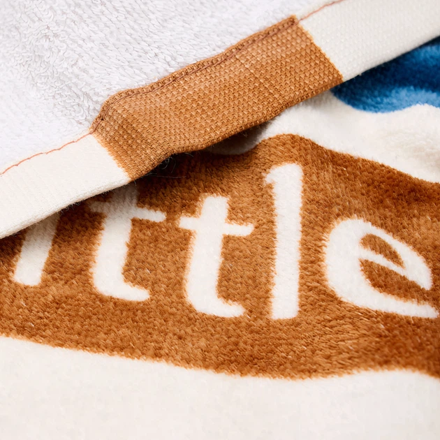 Рушник дитячий Little Dutch World Brown Stripe 60x120 см (8721321872344) - зображення 2