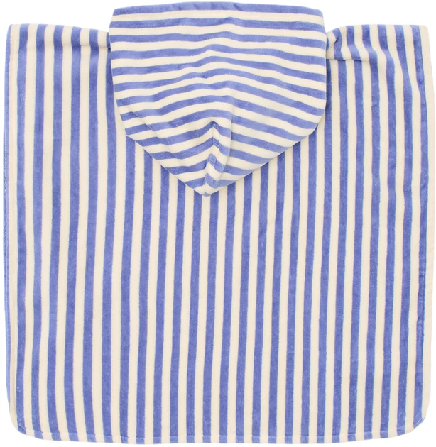 Рушник-пончо дитячий Little Dutch Dreamy Purple Stripe 60x60 см (8721321872429) - зображення 2