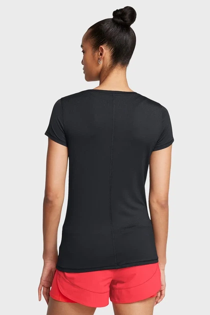 Жіноча чорна футболка UA HG Armour SS Under Armour XS 1328964-001 - изображение 2
