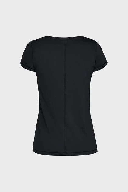 Жіноча чорна футболка UA HG Armour SS Under Armour XS 1328964-001 - изображение 4