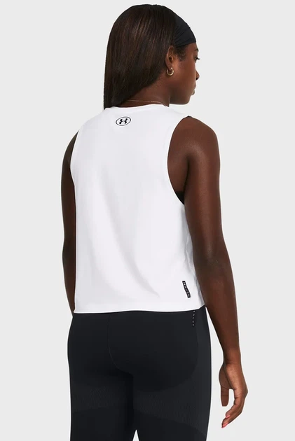 Жіноча біла майка Vanish Energy Crop Tank Under Armour XS 1383654-100 - изображение 2