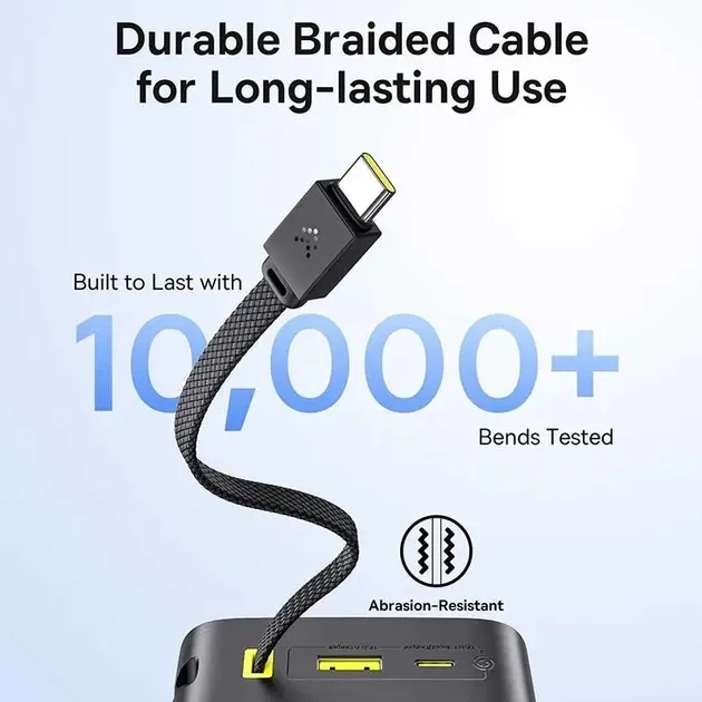 Power bank Baseus EnerFill FC51 Bipow 2Pro 30000mAh PD22.5W Cosmic Black - зображення 7