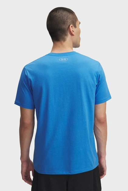 Чоловіча синя футболка UA M BOXED SPORTS UPDATED SS Under Armour S 1386793-402 - изображение 2