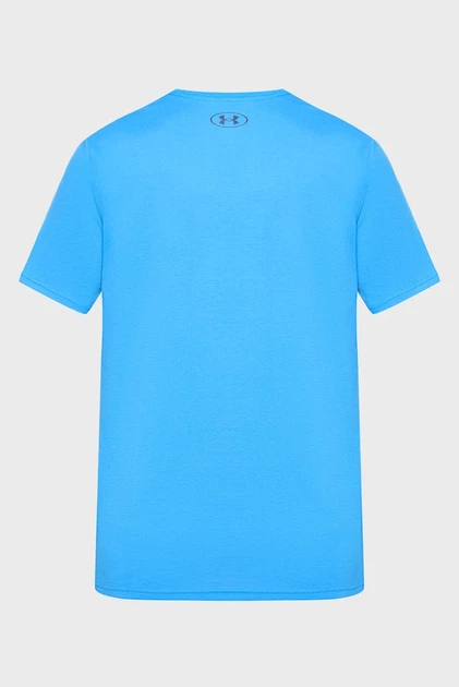 Чоловіча блакитна футболка UA TRIPLE STACK LC LOGO SS Under Armour S 6004173-402 - Фото 2 Чоловіча блакитна футболка UA TRIPLE STACK LC LOGO SS Under Armour S 6004173-402 - изображение 2