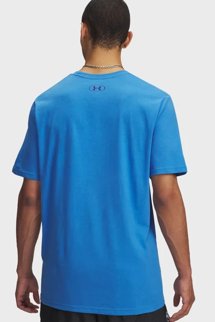 Чоловіча блакитна футболка UA GL FOUNDATION UPDATE SS Under Armour L 1382915-402 - изображение 2