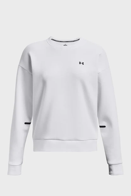 Білий жіночий світшот Unstoppable Flc Crew Under Armour S 1379835-100 - зображення 6