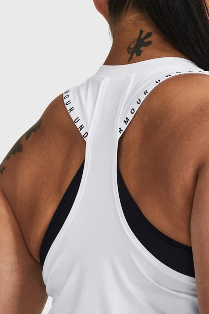 Жіноча біла майка Knockout Novelty Tank Under Armour XS 1379434-100 - изображение 4