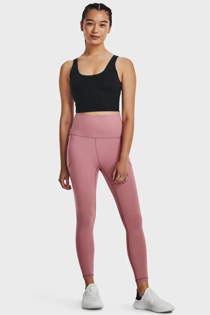 Жіночий чорний топ Meridian Fitted Crop Tank Under Armour XS 1379153-001 - изображение 3