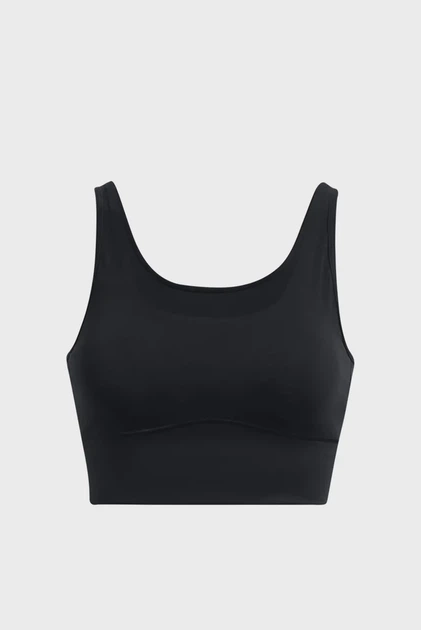 Жіночий чорний топ Meridian Fitted Crop Tank Under Armour XS 1379153-001 - изображение 5