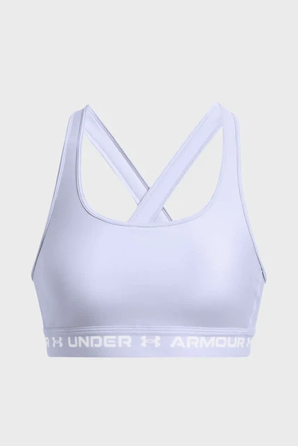 Жіночий бузковий топ Crossback Mid Bra Under Armour LG 1361034-539 - изображение 8