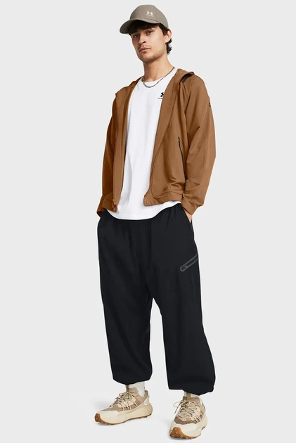 Чоловіча коричнева вітровка UA Unstoppable Jacket Under Armour SM 1370494-253 - изображение 2