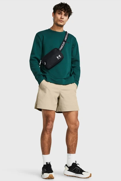 Чоловічий зелений світшот UA Unstoppable Flc Crew Under Armour S 1381688-449 - Фото 2 Чоловічий зелений світшот UA Unstoppable Flc Crew Under Armour S 1381688-449 - изображение 2