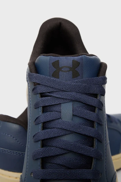 Чоловічі темно-сині шкіряні снікерси UA Official Under Armour 45,5 3028486-403 - зображення 2