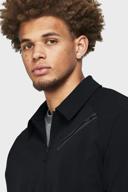 Чоловіча чорна вітровка UA Unstoppable Airvent Jkt-BLK Under Armour L 1383029-001 - Фото 4 Чоловіча чорна вітровка UA Unstoppable Airvent Jkt-BLK Under Armour L 1383029-001 - изображение 4