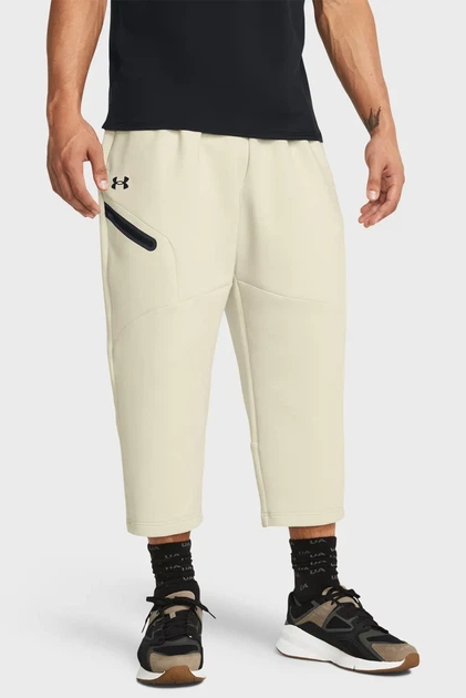 Чоловічі бежеві спортивні штани Unstoppable Flc Baggy Crop Under Armour M 1384010-273 - Фото 1 Чоловічі бежеві спортивні штани Unstoppable Flc Baggy Crop Under Armour M 1384010-273 - изображение 1