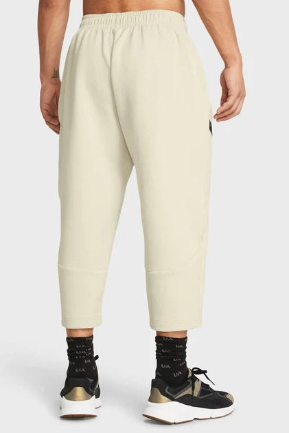 Чоловічі бежеві спортивні штани Unstoppable Flc Baggy Crop Under Armour M 1384010-273 - Фото 3 Чоловічі бежеві спортивні штани Unstoppable Flc Baggy Crop Under Armour M 1384010-273 - изображение 3