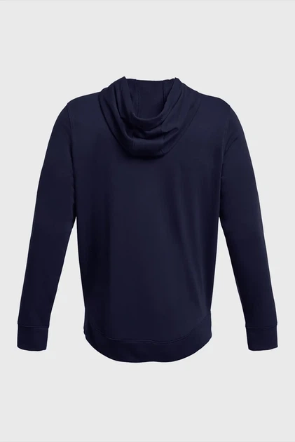 Чоловіче темно-синє худі UA Rival Terry LC FZ Under Armour L 1370409-410 - Фото 4 Чоловіче темно-синє худі UA Rival Terry LC FZ Under Armour L 1370409-410 - изображение 4