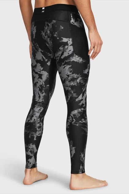 Чоловічі чорні тайтси UA HG IsoChill Prtd Leggings Under Armour S 1383777-001 - Фото 3 Чоловічі чорні тайтси UA HG IsoChill Prtd Leggings Under Armour S 1383777-001 - изображение 3