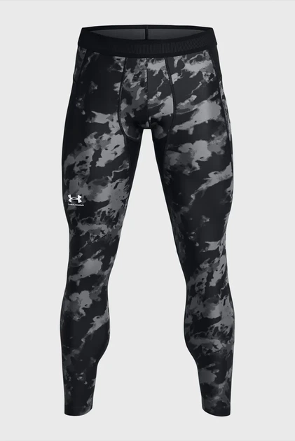 Чоловічі чорні тайтси UA HG IsoChill Prtd Leggings Under Armour S 1383777-001 - Фото 5 Чоловічі чорні тайтси UA HG IsoChill Prtd Leggings Under Armour S 1383777-001 - изображение 5