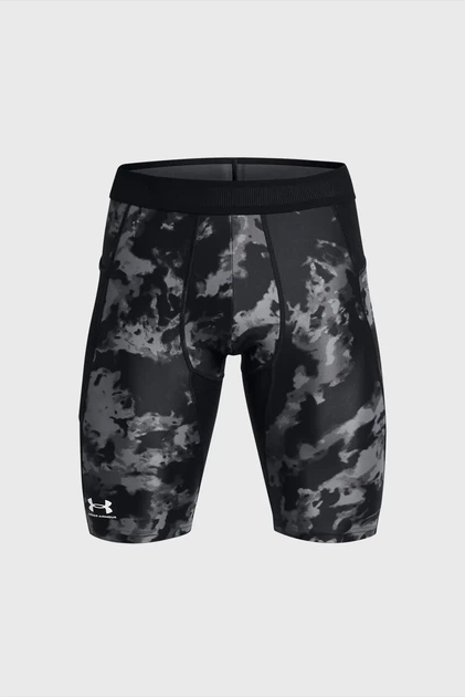 Чоловічі чорні камуфляжні велосипедки UA HG IsoChill Prtd Lg Sts Under Armour S 1383778-001 - изображение 5