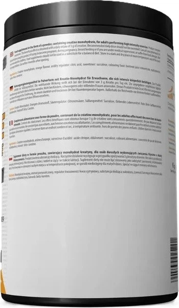 Креатин Skill Nutrition Мікронізований моногідрат Апельсин у порошку 500 г (5904139925201) - зображення 3