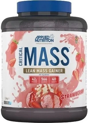 Gejner Applied Nutrition Critical Mass Professional w proszku o smaku truskawkowym 2400 g (5056555205068) - Zdjęcie 1 Gejner Applied Nutrition Critical Mass Professional w proszku o smaku truskawkowym 2400 g (5056555205068) - obraz 1