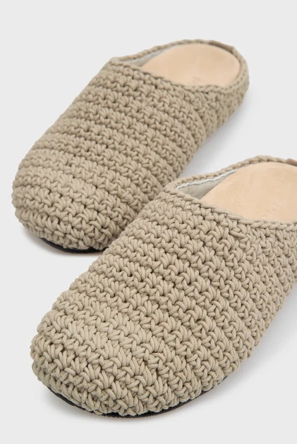 Жіночі сірі клоги Knitty PRPY 38 PRSLT1275W - Фото 2 Жіночі сірі клоги Knitty PRPY 38 PRSLT1275W - изображение 2