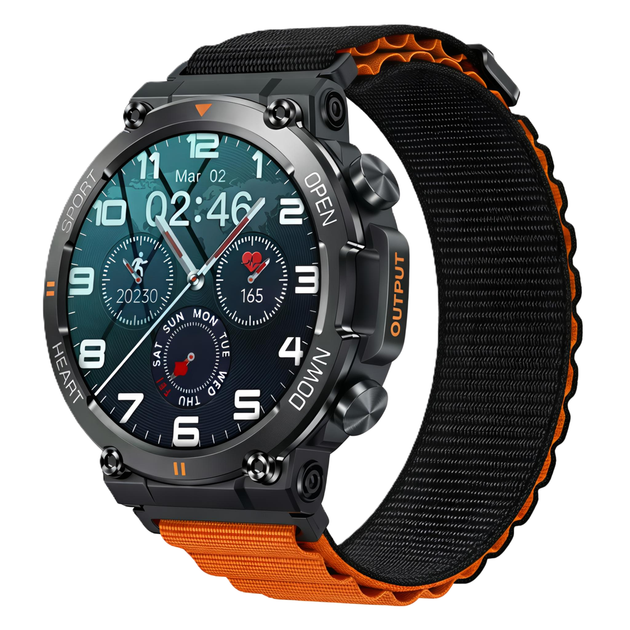 Смарт годинник, розумний годинник Smart Storm Cyber Orange, 2 ремінці ( 14931 ) - Фото 1 Смарт годинник, розумний годинник Smart Storm Cyber Orange, 2 ремінці ( 14931 ) - изображение 1