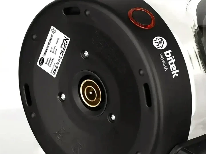 Електрочайник скляний BITEK BT-3113 2 л 2400 Вт прозорий кухонний чайник - зображення 5