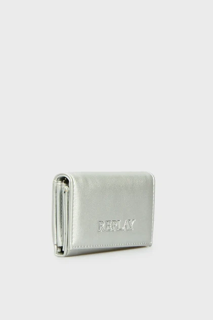 Жіночий сріблястий гаманець Replay OS FW5349.000.M0362B - изображение 3