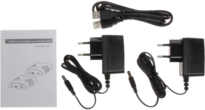 KVM-розширювач Signal Extender HDMI/RJ45/USB Black (HDMI+USB-EX-100) - зображення 6