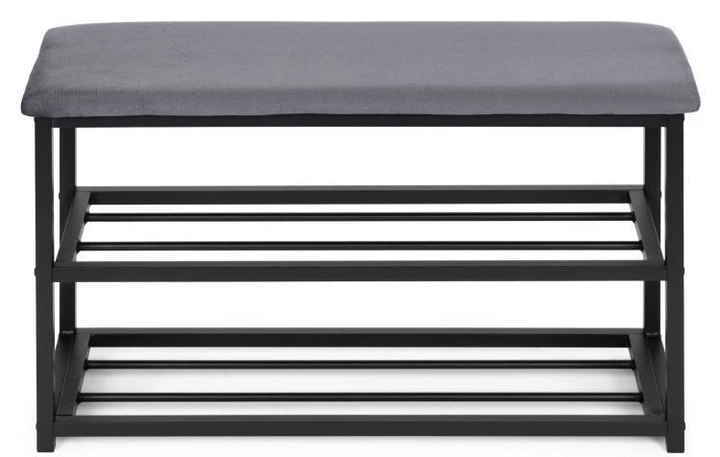 Szafka na buty ModernHome z siedziskiem 80 cm 2 półki (5905817011780) - obraz 3