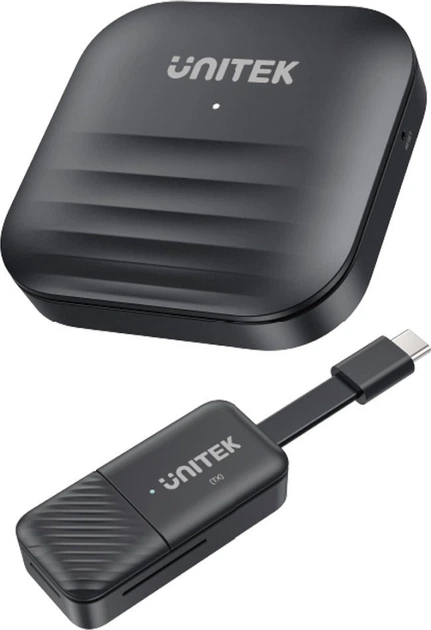 Подовжувач HDMI-сигналу Unitek USB-C Wireless HDMI Extender Kit Black (V1184A01) - зображення 2