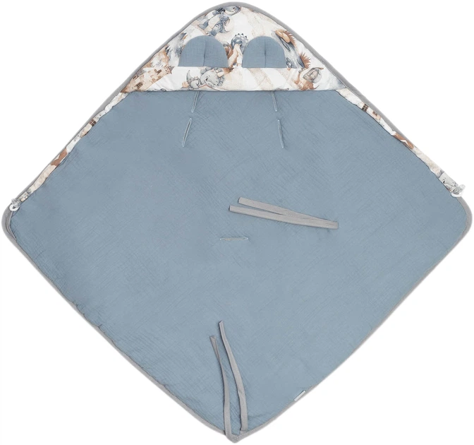 Otulacz do fotelika samochodowego Sensillo ze smokami 90x90 cm (5908310399133) - obraz 3