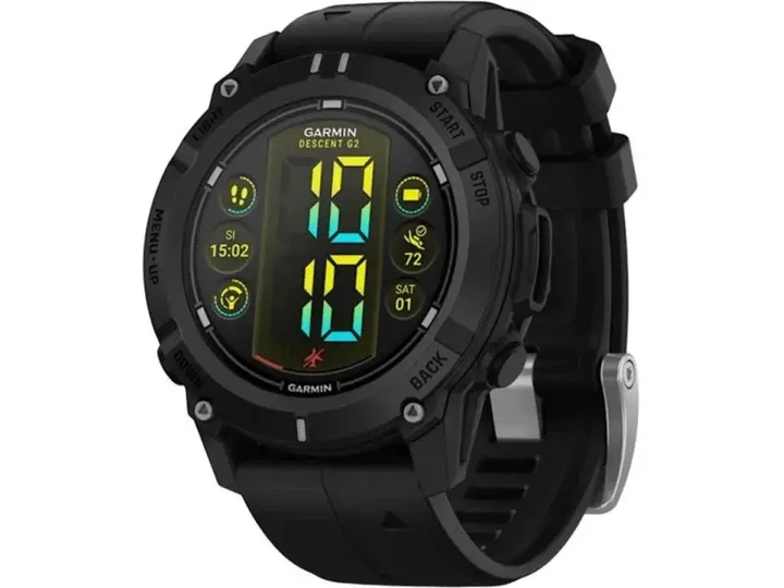 Смарт-часи Garmin Descent G2 Black with Black Band (010-02986-00) - Фото 1 Смарт-часи Garmin Descent G2 Black with Black Band (010-02986-00) - зображення 1