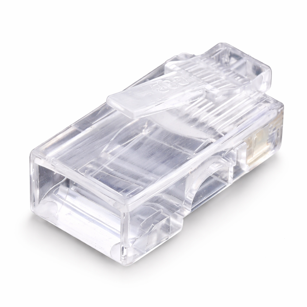Мережеві конектори RJ45 Cat5e UTP Gear набір 1000 шт для обжиму кабелю витої пари - зображення 3