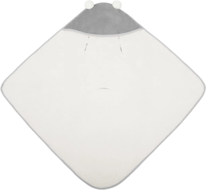 Otulacz do fotelika samochodowego Sensillo pluszowy szary 75x75 cm (5903076323606) - obraz 3