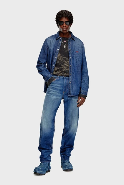Чоловічі сині джинси 2010 D-MACS-S PANTALONI Diesel 32 A13090 09I46 - Фото 2 Чоловічі сині джинси 2010 D-MACS-S PANTALONI Diesel 32 A13090 09I46 - изображение 2
