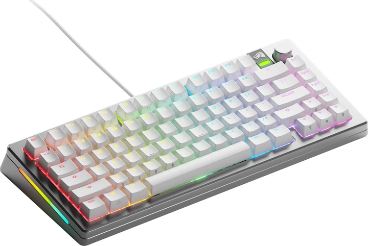 Klawiatura przewodowa Glorious GMMK 3 Pro 75% Silver (GLO-KB-GMMK3-PRO-75-PB-FOX-W-SIL-US) - obraz 2